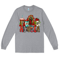 Heather Grey lady of guadalupe abuela coffee cups Long Sleeve Tee - Jasminsmagicworld