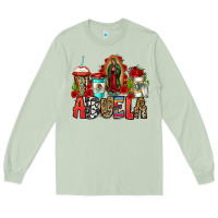 Matcha lady of guadalupe abuela coffee cups Long Sleeve Tee - Jasminsmagicworld