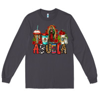 Smoke lady of guadalupe abuela coffee cups Long Sleeve Tee - Jasminsmagicworld
