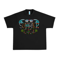 Black summer gigi Urban Heavy Tee - CowhideDigitalArt