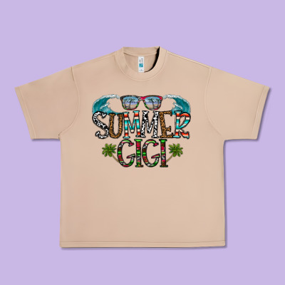 Summer Gigi Urban Heavy Tee Designed By Cowhidedigitalart