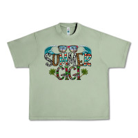 Oil Green summer gigi Urban Heavy Tee - CowhideDigitalArt