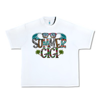 White summer gigi Urban Heavy Tee - CowhideDigitalArt