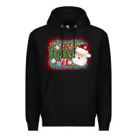 Black believe santa Premium Hoodie - AdoDesignShop