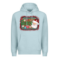 Blue Mist believe santa Premium Hoodie - AdoDesignShop