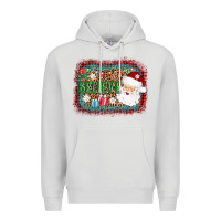 Dove Grey believe santa Premium Hoodie - AdoDesignShop