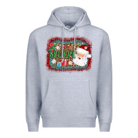 Heather Grey believe santa Premium Hoodie - AdoDesignShop