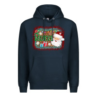 Navy believe santa Premium Hoodie - AdoDesignShop