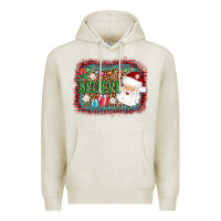 Oatmeal Heather believe santa Premium Hoodie - AdoDesignShop