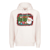 Pale Pink believe santa Premium Hoodie - AdoDesignShop
