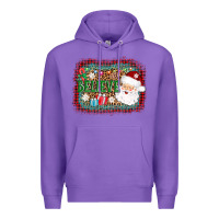 Purple believe santa Premium Hoodie - AdoDesignShop