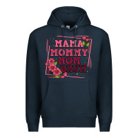 Navy mama mommy mom bruh Premium Hoodie - Artiststas