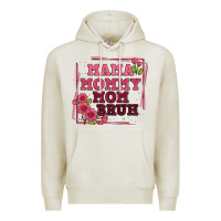 Oatmeal Heather mama mommy mom bruh Premium Hoodie - Artiststas