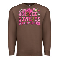 Chestnut kisses cowboys martinis Premium Sweatshirt - NancyCooperArtShop