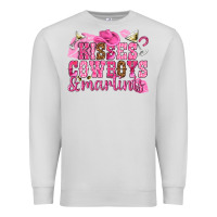 Dove Grey kisses cowboys martinis Premium Sweatshirt - NancyCooperArtShop