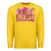 Lemon kisses cowboys martinis Premium Sweatshirt - NancyCooperArtShop