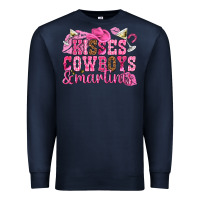 Navy kisses cowboys martinis Premium Sweatshirt - NancyCooperArtShop
