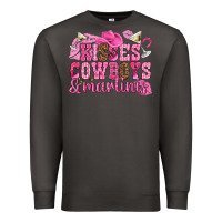 Smoke kisses cowboys martinis Premium Sweatshirt - NancyCooperArtShop