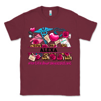 Burgundy costom name valentines day cna certified nursing Classic Tee - AdoDesignShop
