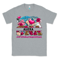Heather Grey costom name valentines day cna certified nursing Classic Tee - AdoDesignShop