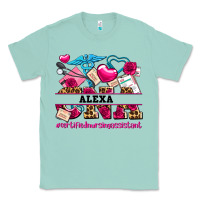 Seafoam costom name valentines day cna certified nursing Classic Tee - AdoDesignShop