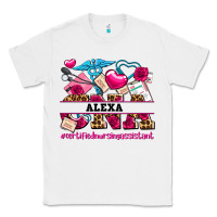 White costom name valentines day cna certified nursing Classic Tee - AdoDesignShop