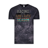 Cloud Black racing is my favorite season Vintage Tee - CowhideDigitalArt