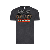 Vintage Black racing is my favorite season Vintage Tee - CowhideDigitalArt