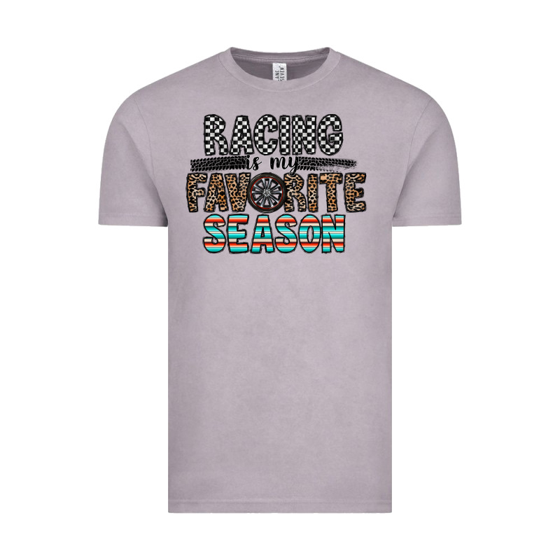 Racing Is My Favorite Season Vintage Tee by CowhideDigitalArt | Teevron