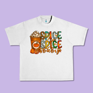 Spice Spice Baby Urban Heavy Tee Designed By Racoondesign