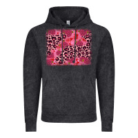 Vintage Black valentine's day roses leopard background Vintage Hoodie - JahusDesignShop