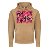 Vintage Camel valentine's day roses leopard background Vintage Hoodie - JahusDesignShop