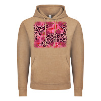 Vintage Coffee valentine's day roses leopard background Vintage Hoodie - JahusDesignShop
