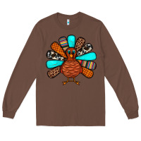 Chestnut Thanksgiving Turkey Long Sleeve Tee - JahusDesignShop