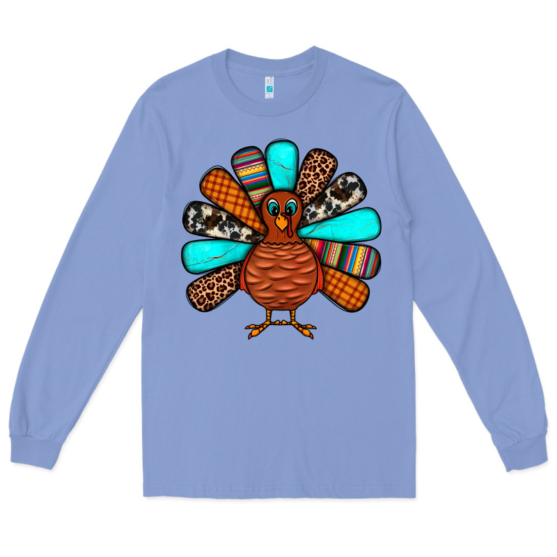 Thanksgiving Turkey Long Sleeve Tee by JahusDesignShop | Teevron