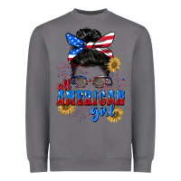 Storm All American girl 4th of July Heavyweight Sweatshirt - CowGirlArtShop