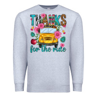 Heather Grey thanks for the ride Premium Sweatshirt - NancyCooperArtShop