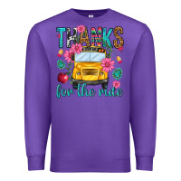 Purple thanks for the ride Premium Sweatshirt - NancyCooperArtShop
