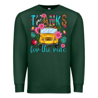 Sports Green thanks for the ride Premium Sweatshirt - NancyCooperArtShop
