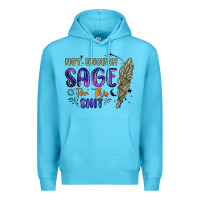 Ocean Blue not enough  sage for this shit Premium Hoodie - Artiststas