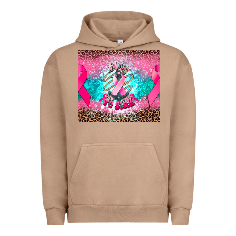 Refuse To Sink Anchor Cancer Urban Hoodie by NancyCooperArtShop | Teevron
