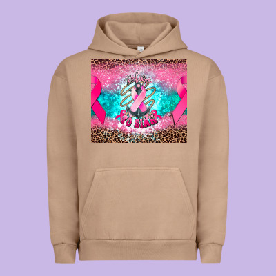 Refuse To Sink Anchor Cancer Urban Hoodie Designed By Nancycooperartshop