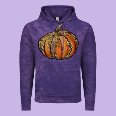 Leopard Pumpkin Vintage Hoodie Designed By Ranaportraitstore