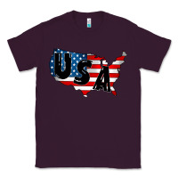 Plum Usa Classic Tee - CowhideDigitalArt