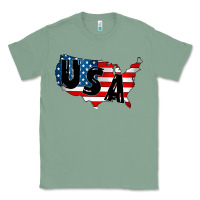 Sage Usa Classic Tee - CowhideDigitalArt