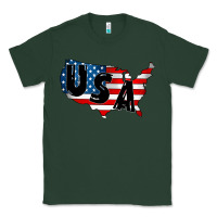 Sports Green Usa Classic Tee - CowhideDigitalArt