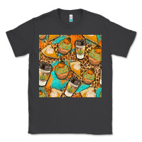 Smoke autumn cupcakes seamless pattern Classic Tee - BundleAndBundleShop