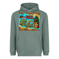 Sage pack your bags Heavyweight Hoodie - NancyCooperArtShop
