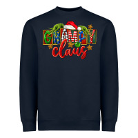 Navy Christmas grampy claus Heavyweight Sweatshirt - FaDigitalArtStudio