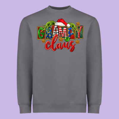 Christmas Grampy Claus Heavyweight Sweatshirt Designed By Fadigitalartstudio